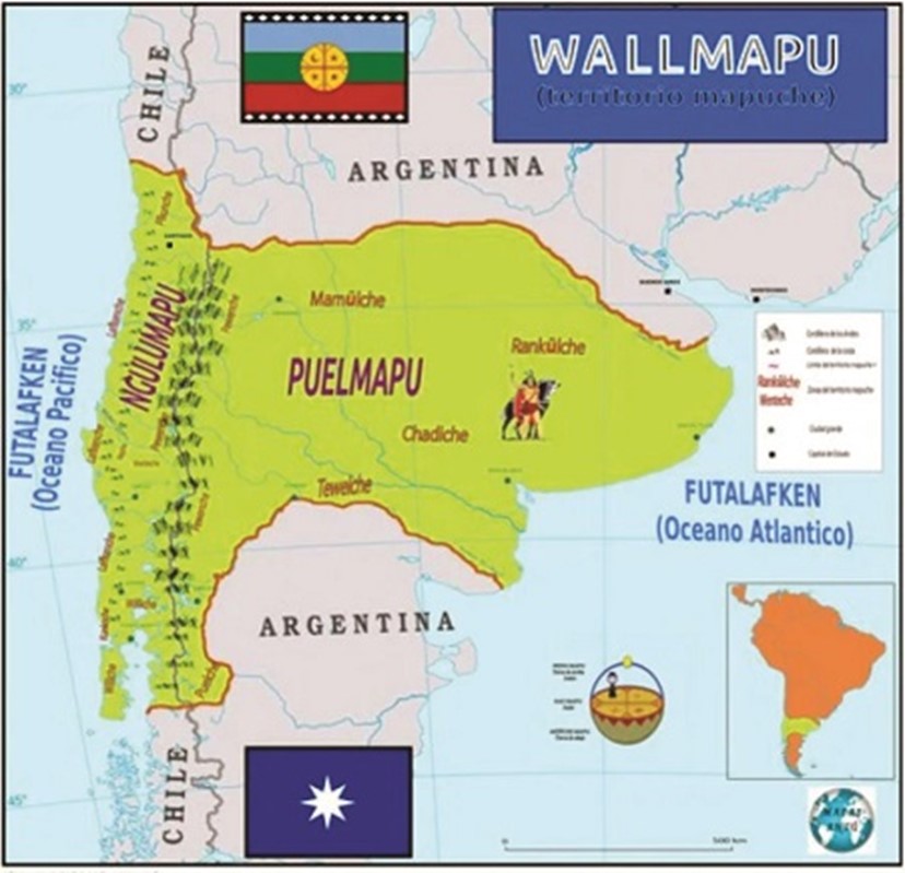 mapa mapuche